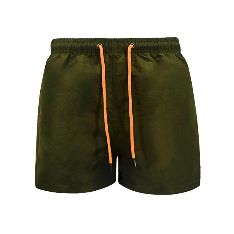Летние мужские пляжные шорты Мужские спортивные шорты для фитнеса Быстросохнущие дышащие свободные шорты больших размеров