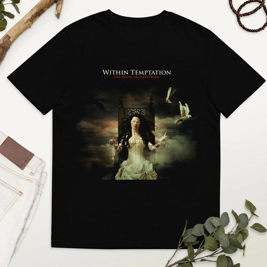 The Heart Of Everything Album By Within Temptation T Shirt Full Size S 5xl Vintage Versatile Comfortable Stylish Homme