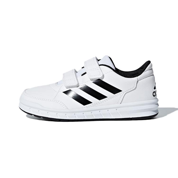 adidas Altasport Дышащие Низкие Детские Кроссовки для Скейтбординга Белый Черный Дети Возрастом 3 7 Лет D96830