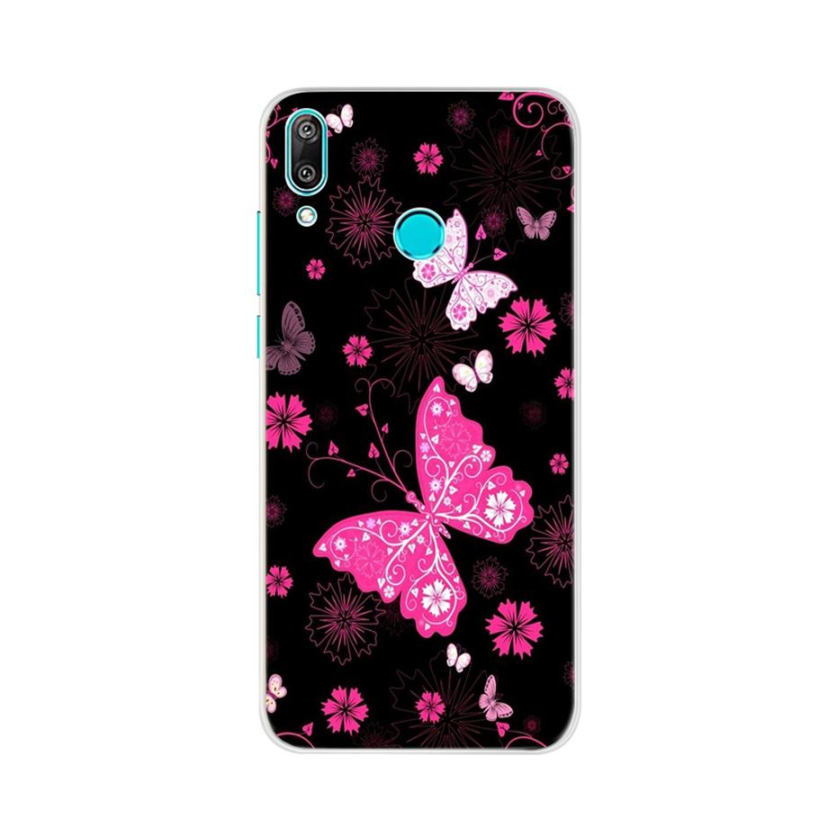 Чехол для Huawei Y7 2019 Силиконовый Мультяшный ТПУ Чехол для Телефона Для Huawei Y7 2019 DUB-LX1 DUB LX1 LX2 LX3 Y 7 Prime Pro 2019 Чехол