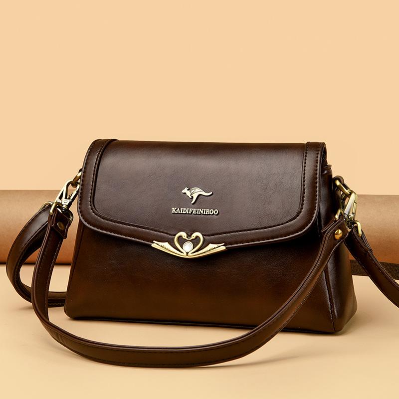 Women's Bag Middle-aged Women's Bag Fashion Crossbody Bag Women's Large Capacity Shoulder Bag