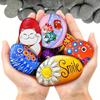 5/10pcs Flat Painting Rocks Supplies DIY Flat Stones for Painting Art Crafts Decoration Outdoor Garden Home Vase Fillers