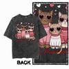 G Back Print Acid Washed Cotton Streetwear Cat Graphic Unisex Tshirt   Big Size Cool Vintage Oneck Unisexs Tee Tshirt