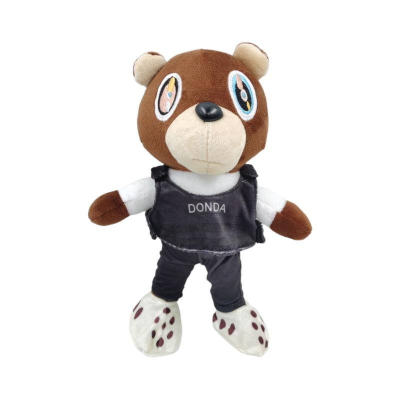 Kanye Teddy Bear Plush Toy Stuffed Animal Cute Style Home Decoration 30cm