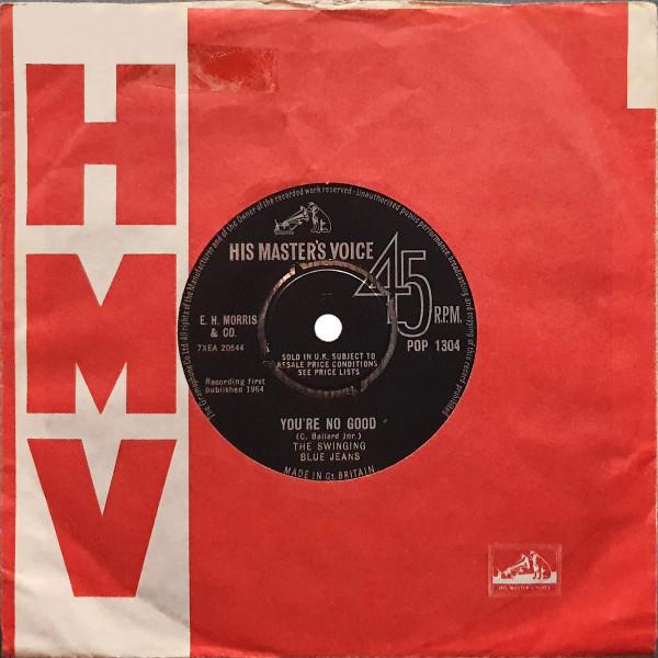 7inch Record SWINGING BLUE JEANS - You're No Good POP1304 His Master's Vo 1964 UK Rock Used