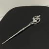 Silver Women Moonstone Zinc Zinc Alloy Women Hairpin Chinese Style Hairpin Hair Accessory Fashion Headwear