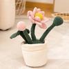 Тюльпаны Розы Цветы персика Цветы лотоса Плюшевое горшечное растение Игрушка для детей Подарок