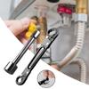 Plumber Angle Stop Wrench Double Headed Water Pipe Spanner Hand Tools Accessories