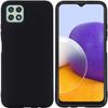 Protective Case - Yuan Yuan - Samsung Galaxy A22 5G - Flexible - Silicone - Black