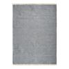 Living Room Rug In Jute Cotton with Light Grey Fringes 160x230