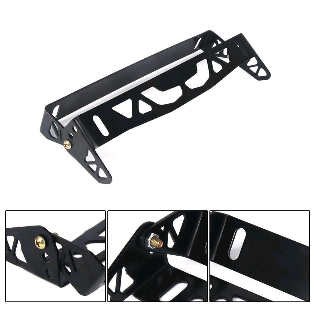 1 шт. универсальная алюминиевая рамка номерного знака для стайлинга автомобиля, регулируемая рамка номерного знака, держатель бирки, внешние аксессуары для автомобиля