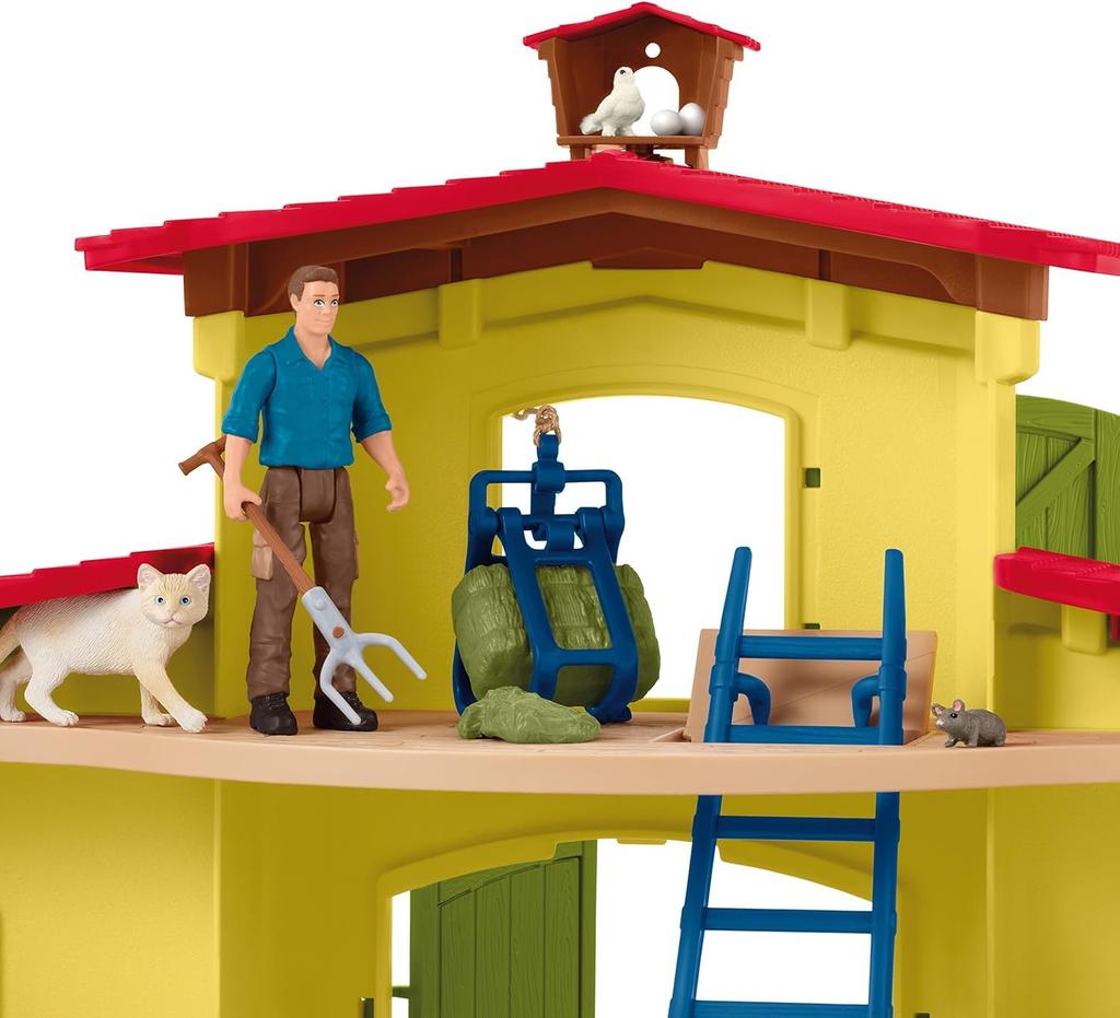 Schleich Ферма Большие Фигурки Фермы для возраста от 3 лет и реалистичный животный подарок 42605 и старше,