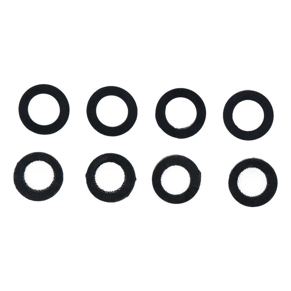 10 шт. черные прокладки для душевой лейки резиновая шайба фильтр душевое кольцо садовый шланг соединитель
