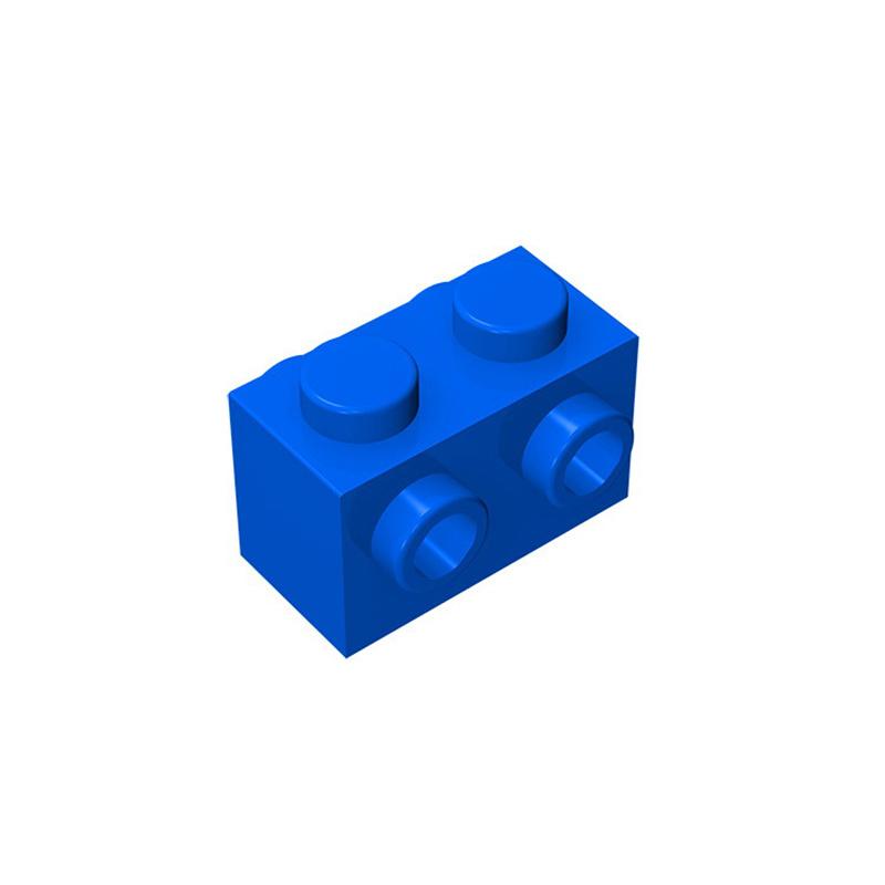 20 шт. Детали MOC 52107 Кирпич модифицированный 1x2 с шипами с 2 сторон Совместимые DIY Сборка Строительные блоки Частицы Детская игрушка Подарок