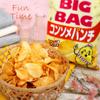 Картофельные чипсы Calbee Big Bag Punch 160 г x 12 пакетов Большая вместимость Plenty Party Snacks Snacks [Картофельные чипсы] Консоме