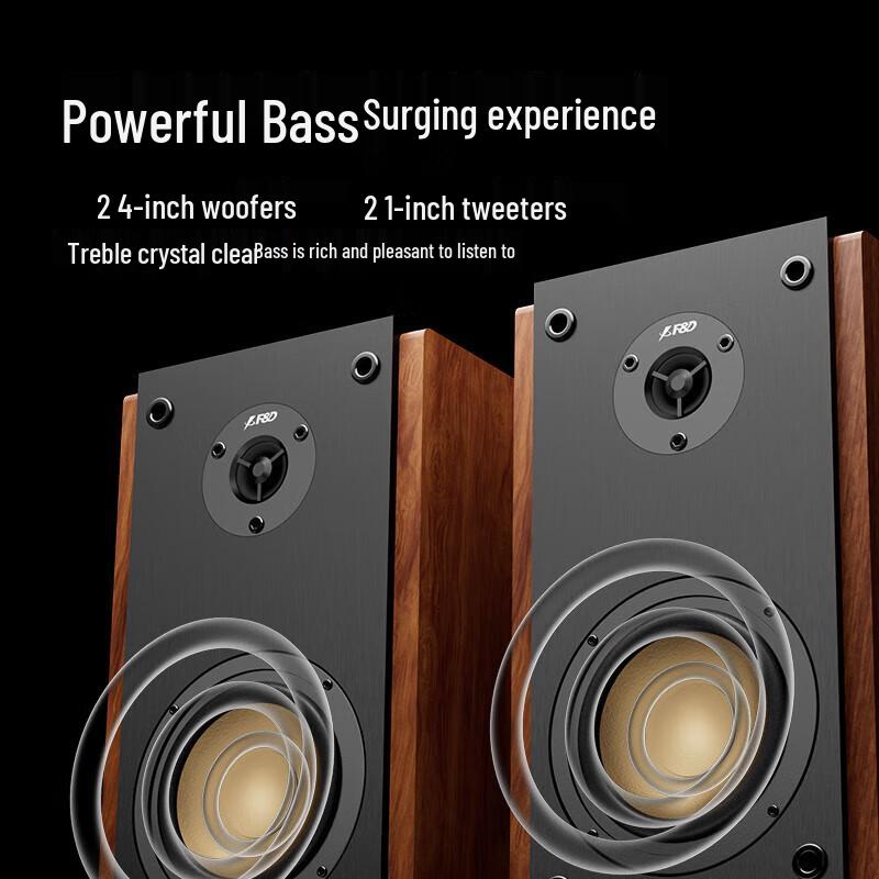F&D R28BT PLUS Bluetooth Bookshelf Speakers