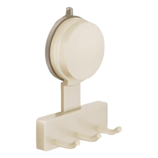 Крючки на присосках Сильные несущие Простая установка Настенная полка для хранения в ванной комнате без сверления Вешалка для пальто и полотенец