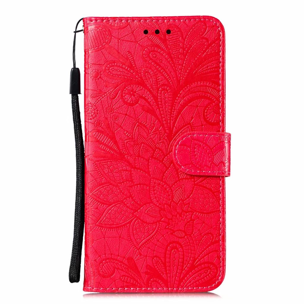 Кожаный флип-чехол-бумажник с кружевом и цветком для Xiaomi Poco X3 Pro X4 Redmi Note 11 Pro 10S 11S 9S 8T 7 6 8 10 Pro 7A 9A 9C Mi A2 12 9 Lite, чехол в стиле книги