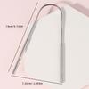 Stainless Steel Tongue Scraper Oral Cleaning Tool Professional Tongue Coating Remover Reusable Fresh Breath Hygiene Gadget