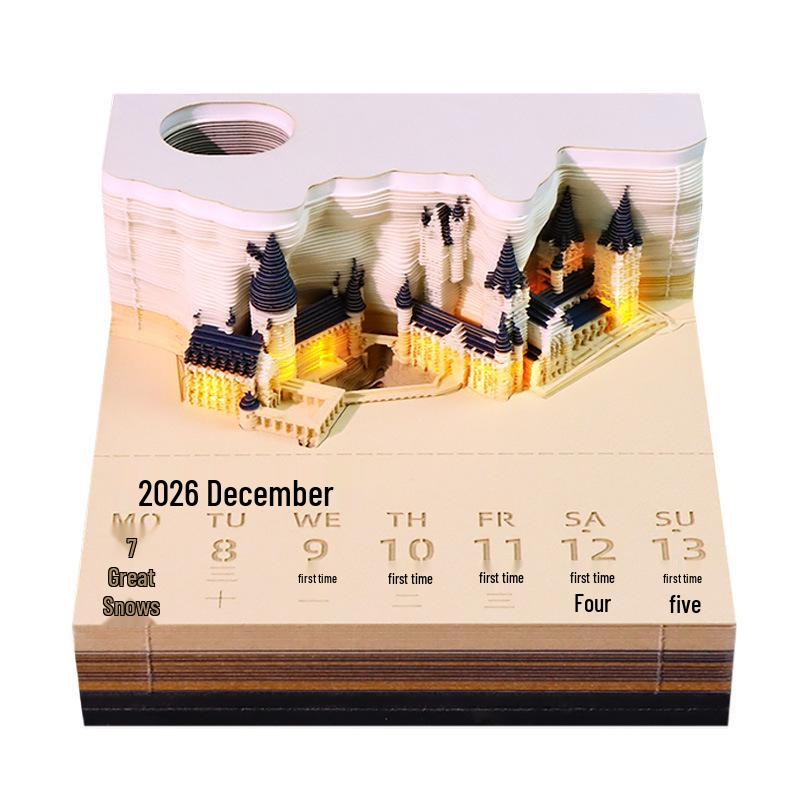 Harry Potter Magic Eagle 3D Paper Sculpture Sticky Notes Ornament