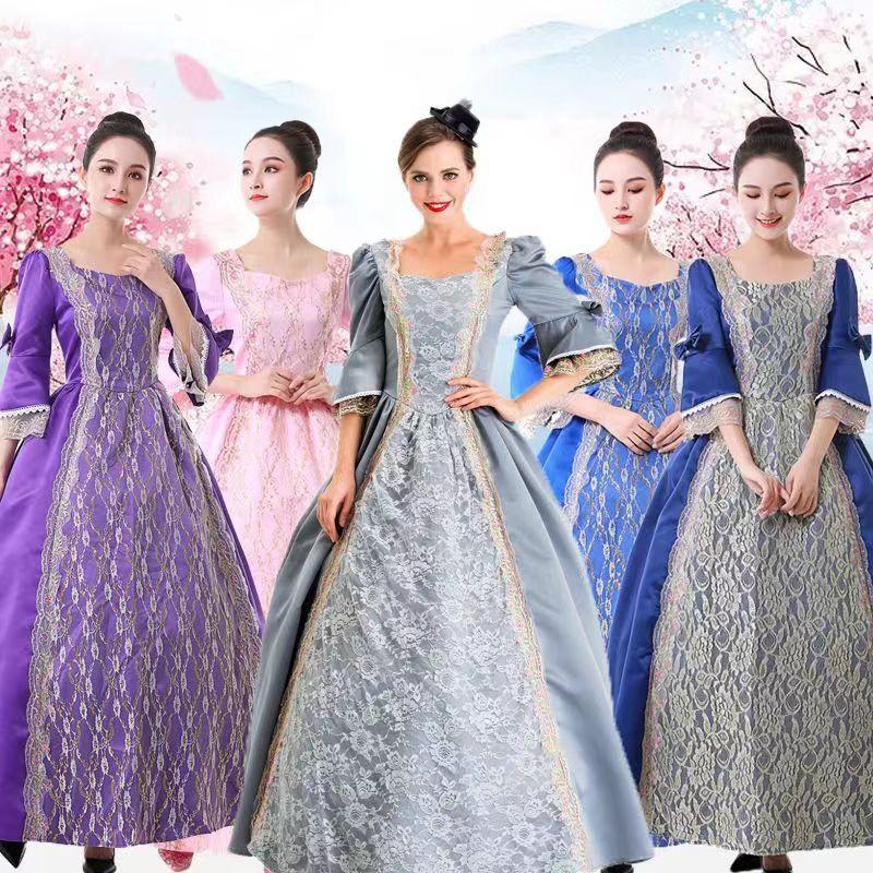 Женское средневековое платье эпохи Возрождения для бала, вечеринки, макси, длинное, платья для косплея на Хэллоуин, Vestidos