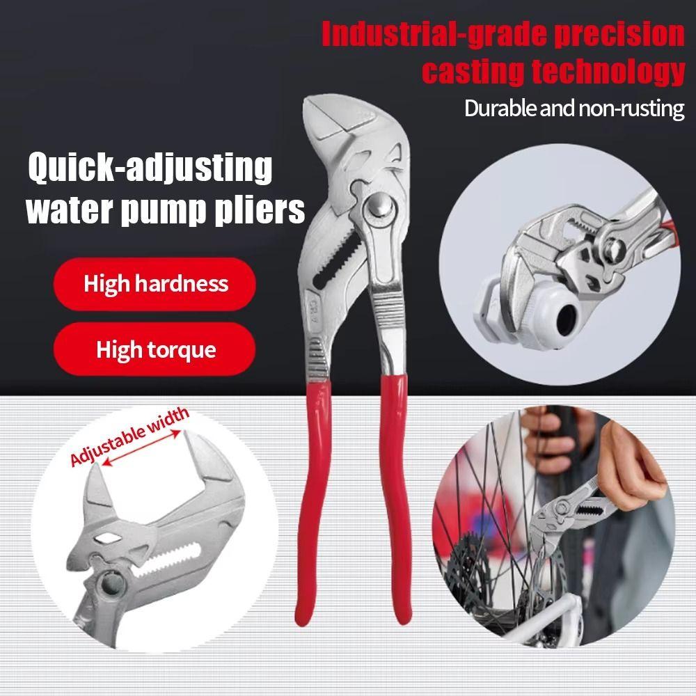 Large Opening Eagle Beak Pliers Water Pump Clamp Water Pipe Pliers Adjustable Spanner  Plumbing