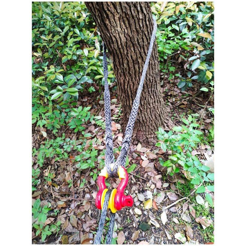 Pulley Block For U-Hook Loop Hook Trailer Rope Automobile 4X4 Off Road 3/4 D Ring Shackle Pulley 4.75T Block