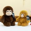 Snub Macaque Nosed Monkey Plush Toy Cute Cartoon Girl Children Holiday Doll Gift