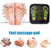 Массажный коврик для рефлексотерапии стоп, снятие боли в ногах, расслабление мышц, для детей и взрослых, противоскользящий складной акупрессурный коврик, портативный инструмент для массажа при ходьбе по камням