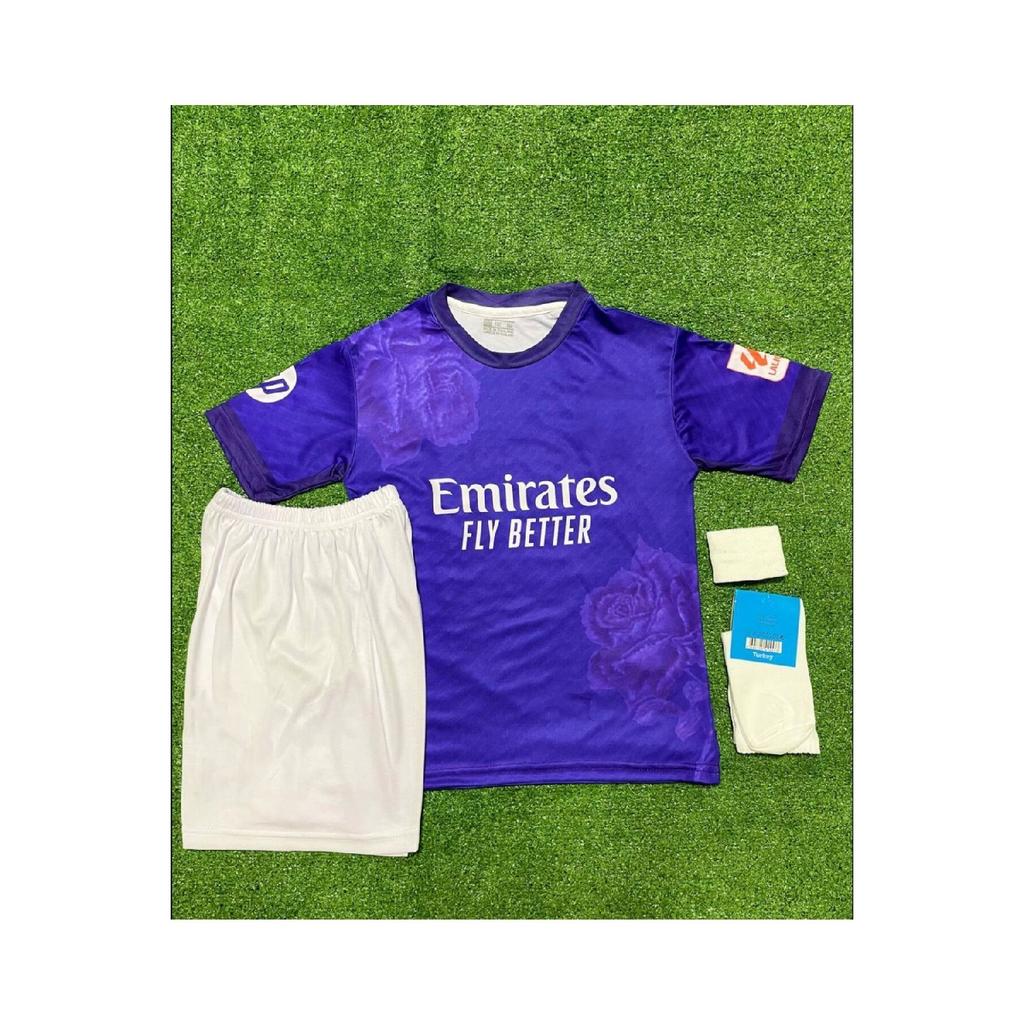 Vini Jr. 2023/24 New Season Children's Jersey 4 Piece Set (y-3 Rose)
