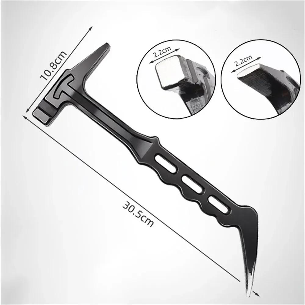 Aluminum Sharp Pointed Hammer High Hardness Shock Absorption Anti-Slip Complete Handle Integrated Forging Enhanced Grip