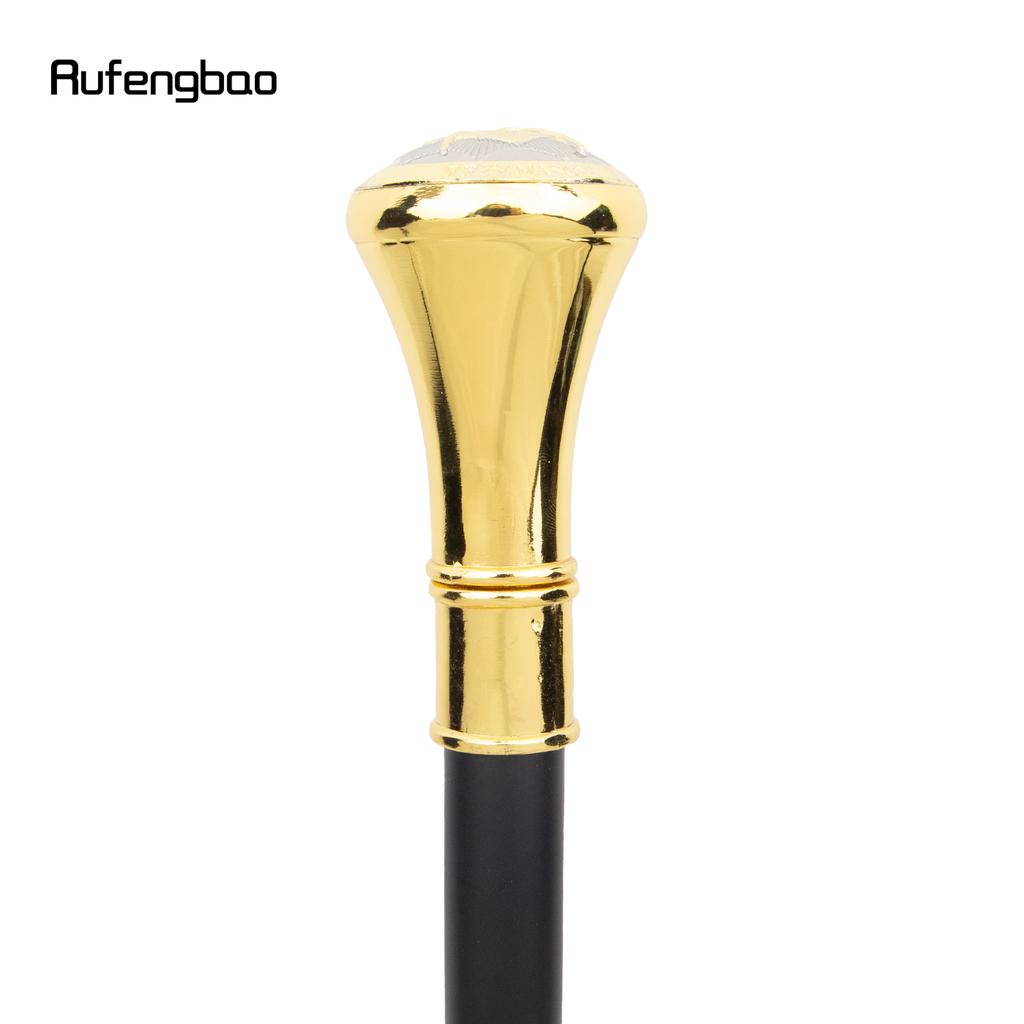 Золотисто-белая масонская трость с рельефным тотемом VG, модная трость для ходьбы, посох джентльмена, набалдашник, трость для ходьбы 92 см