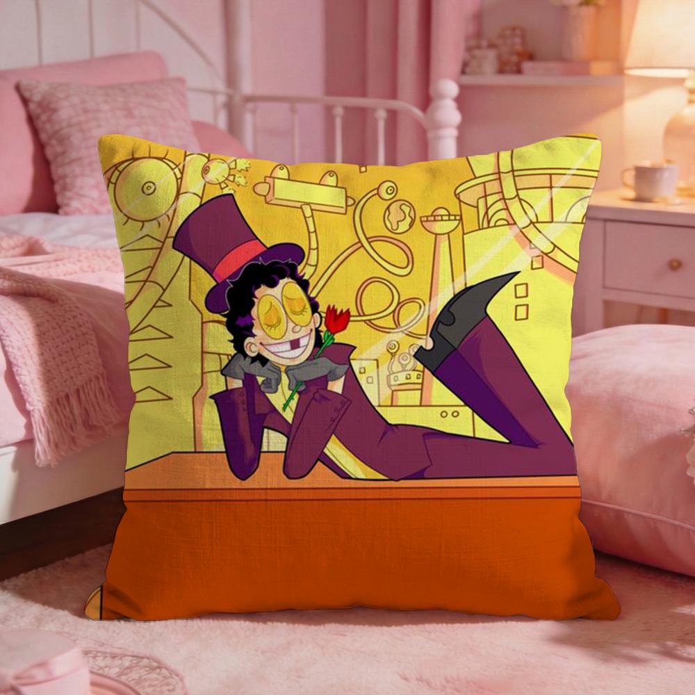 Cool Cartoon SSuperjail Cushion Cover Premium Comfort Reversible Pillow Cove Two In One Design For Any Room Car Interior