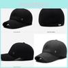 Simple Solid Color Middle Aged Warm Windproof Baseball Cap For Winter