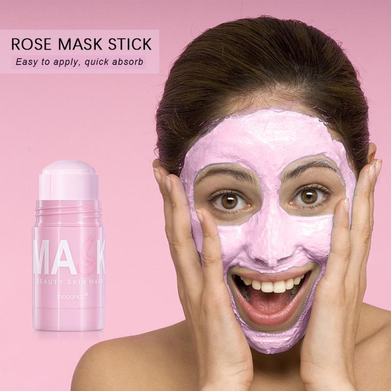 Rose Solid Mask Constricts Pores and Moisturizes with A Moisturizing Smear Cleaning Mud Mask