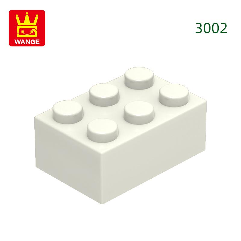 Нетоксичный 55 шт./лот 3002 2x3 Толстые Строительные Блоки Moc Аксессуары Совместимые С Кирпичами Детские Игрушки Подарочная Коробка