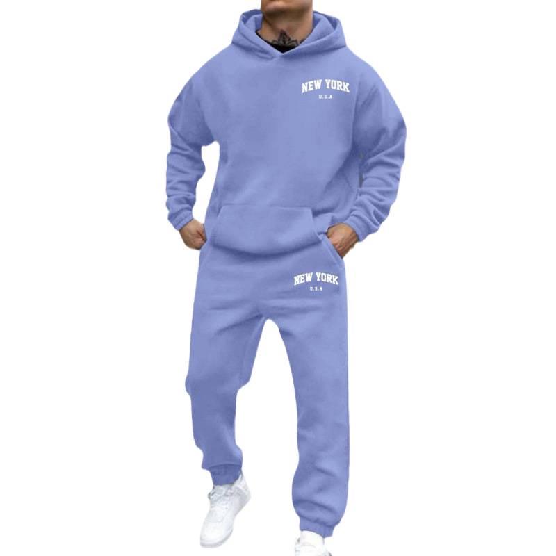 Модный unisex комплект из худи с начесом