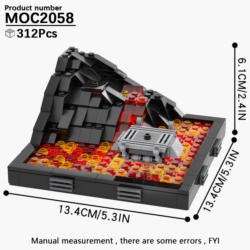 MOOXI Серия «Космические войны» Сценарная модель MOC Кирпич DIY Диорама Взрослые Детские Игрушки Набор строительных блоков Монтессори Подарки Украшение