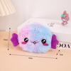 Cute Plush Salamander Coin Purse, Cartoon Axolotl Wallet, Portable Mini Earphone Pouch, Stylish Bag Charm