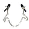 Adjustable Pressure Clips Clamps Jewelry Non Piercing Nipple Rings With Metal Chain