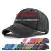 Оптом DIY вышивка печать логотип Snapback кепка Индивидуальный логотип бейсболка Стиранный деним Спортивная кепка для тенниса Для взрослых