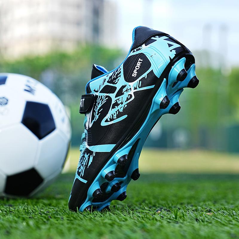 Kids Soccer Shoes Society FG School Football Boots Cleats Grass Sneakers Boys Girls Outdoor Athletic Training Sports Footwear