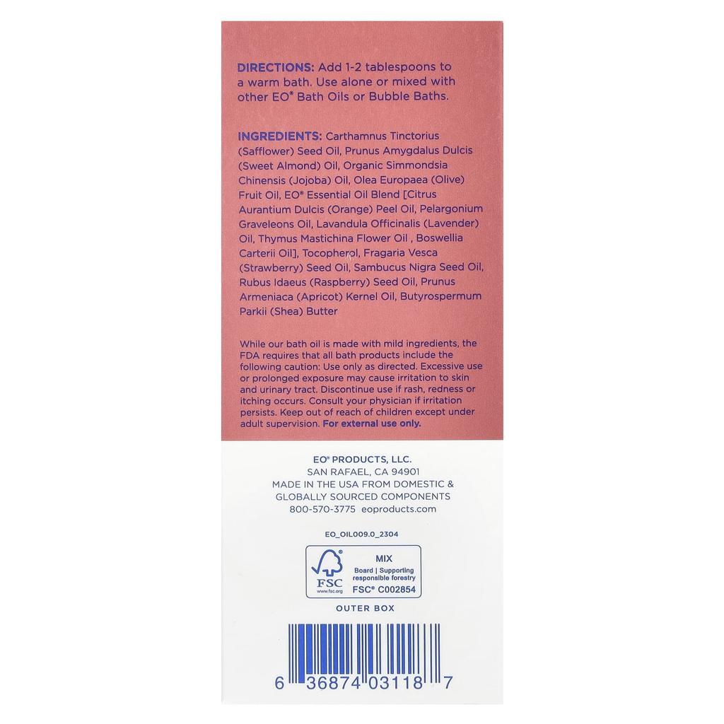 Теплые объятия масло для ванны, Балансирующая роза герань, 118 мл (4 жидких унции)