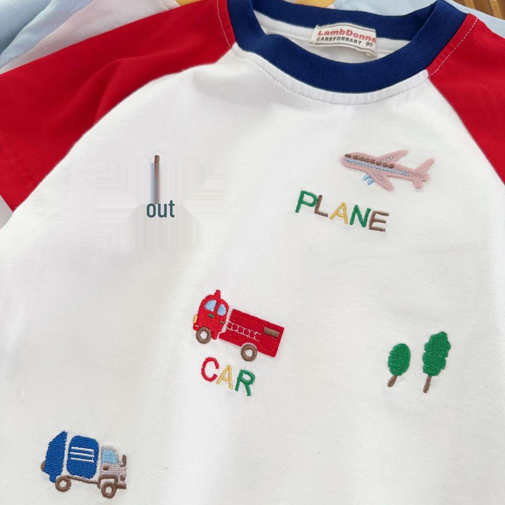2026 Summer Style Boys' Short-Sleeve T-Shirt for Toddlers and Children