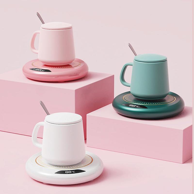 Coffee Mug Warmer Heated Coaster For Drinks Milk Tea Sandwiches Candles Smart Electric Beverage Warmer Desk Coffee Warmer