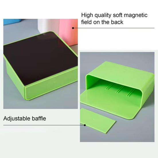 Магнитный держатель для ручек большой емкости для карандашей маркеров многофункциональный стеллаж для хранения на холодильнике офис