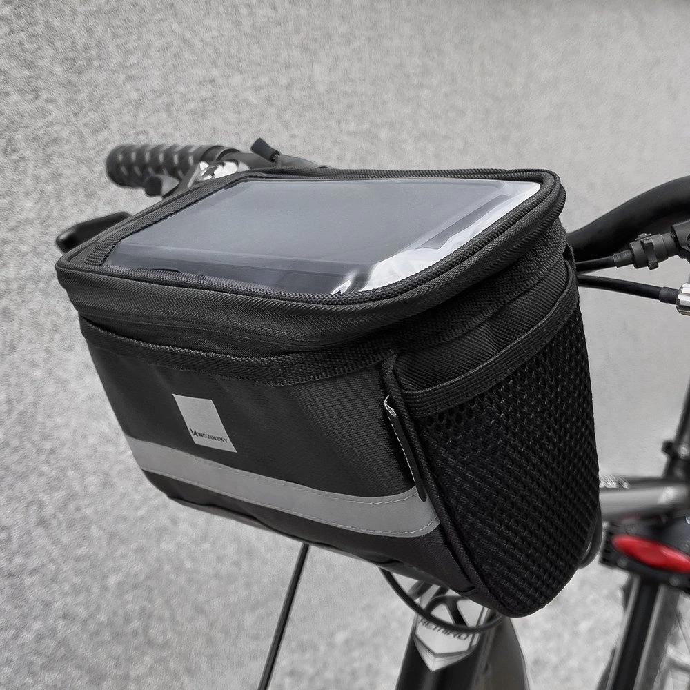 Wozinsky Handlebar Bike Bag With Phone Case 2 L Black (Wbb12Bk)