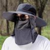 Neckline Mask Man Sun Hat Face Mask Wide Brim Summer Cover Face Cap Sun Protection Climbing Cap Outdoor Fishing Cap Camping