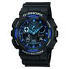 Casio Watch Black X Blue G-SHOCK Men's GA-100-1A2ER (Imported)