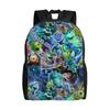 Monsters University Backpack Sullivan Sulley Mike Streetwear Backpacks Men Daily Durable School Bags Design Rucksack